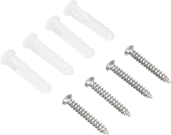 Amazon Basics Rectangular Wall Mount Mirror 24" x 36", Standard Trim, Nickel