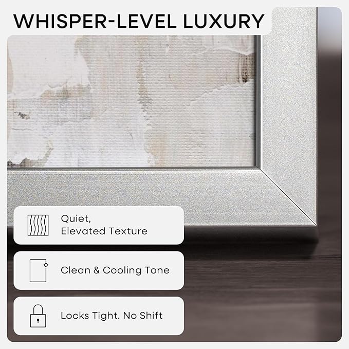 Homeforia Silver 22x28 Picture Frame, Rectangular Metal Poster Frame with Mat, 22 x 28 Frame Matted to 18 x 24 Photo, Wall Mount, Minimalist Style, Tempered Glass, Wall Hook Included