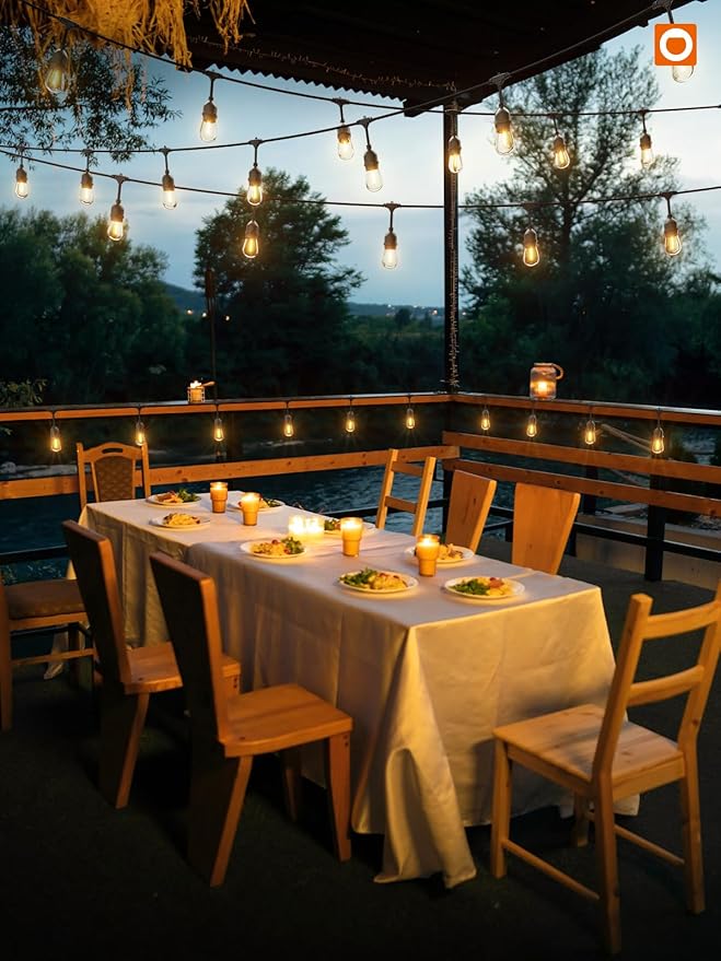 Addlon Outdoor Patio String Lights - Thumbnail 4