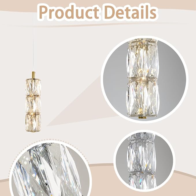 Large Chandeliers for Living Room Modern Crystal Gold Chandeliers Spiral Staircase Pendant Light High Ceiling Lamp Fixture for Foyer Entrance Dimmable 2700-6000K