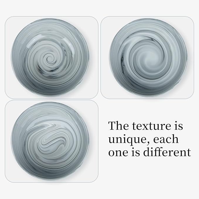 Small Decorative Bowl, Marble-patterned Ceramic Bowl, Modern Home Decor Centerpiece 6.1 Inches Key Bowl for Entry Table, Grey