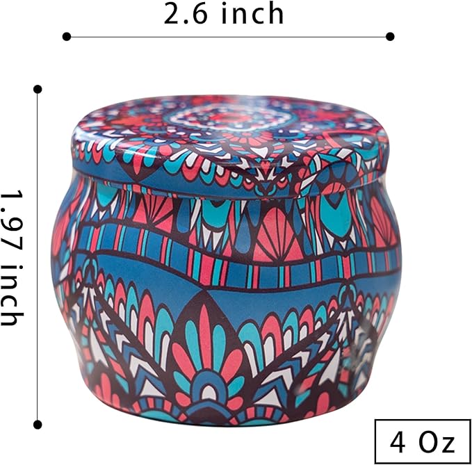 Topadorn 4 Pack Scented Candles Gift Set - Soy Wax Aromatherapy Candles for Home, Relaxation, Meditation, Yoga - Long Lasting Fragrance (Lavender, Vanilla, Citrus, Eucalyptus)