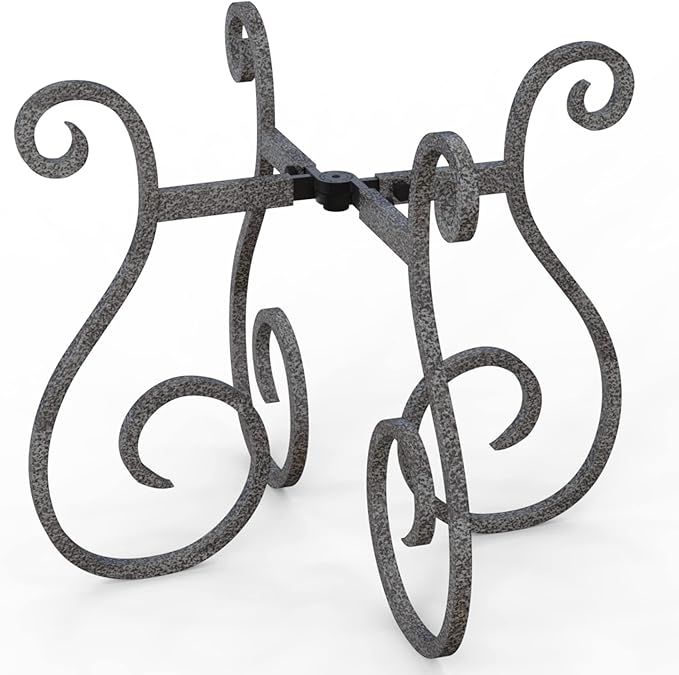 Gardien Adjustable Plant Stand Indoor Outdoor, Mid Century Modern Medal Holder for Large Planters