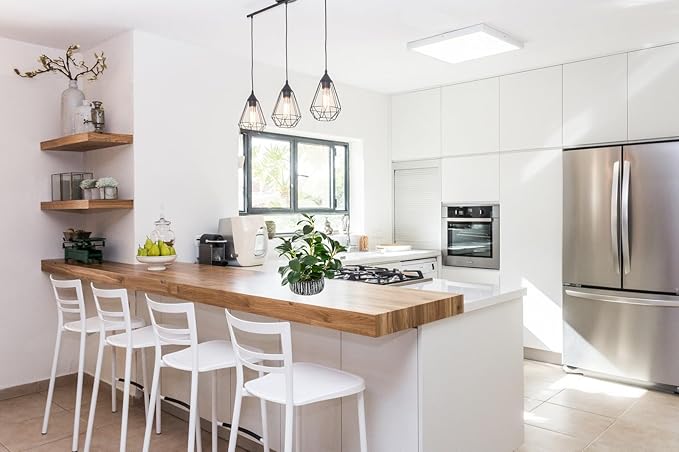 AlphaAcc Artificial Plants Decor Greenery Fake Succulents Indoor Potted Fake Plant with Rustic Black Clay Planter for Farmhouse Room Bathroom Bedroom Kitchen Office Table Desk Decor