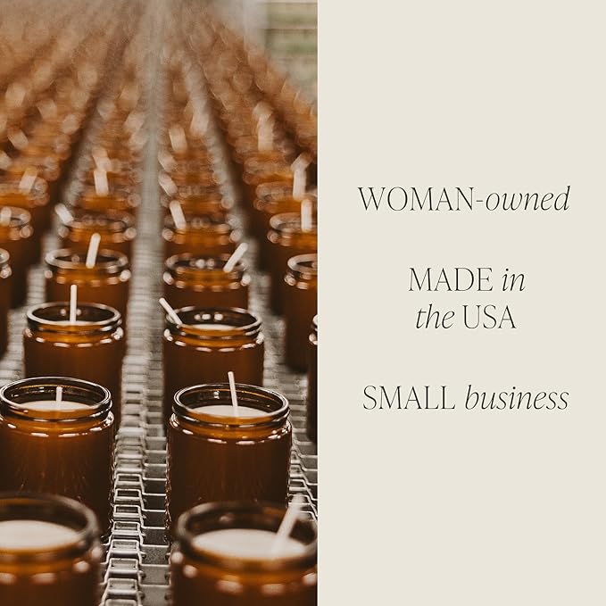 Sweet Water Decor Cashmere and Vanilla Soy Candle - Milky Coconut, Frangipani, and Soft Cashmere Scented Candles for Home - 9oz Amber Jar + Black Lid, 40+ Hour Burn Time, Made in The USA