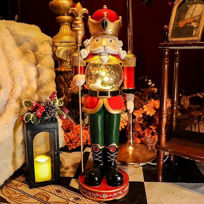 Bdor Lantern Decorative Candle Lantern 16 Inch Remote Vintage Set of 2 Decorations with Timer LED Metal Hanging Lantern for Home Outdoor Porch Decor Christmas Centerpieces Tables