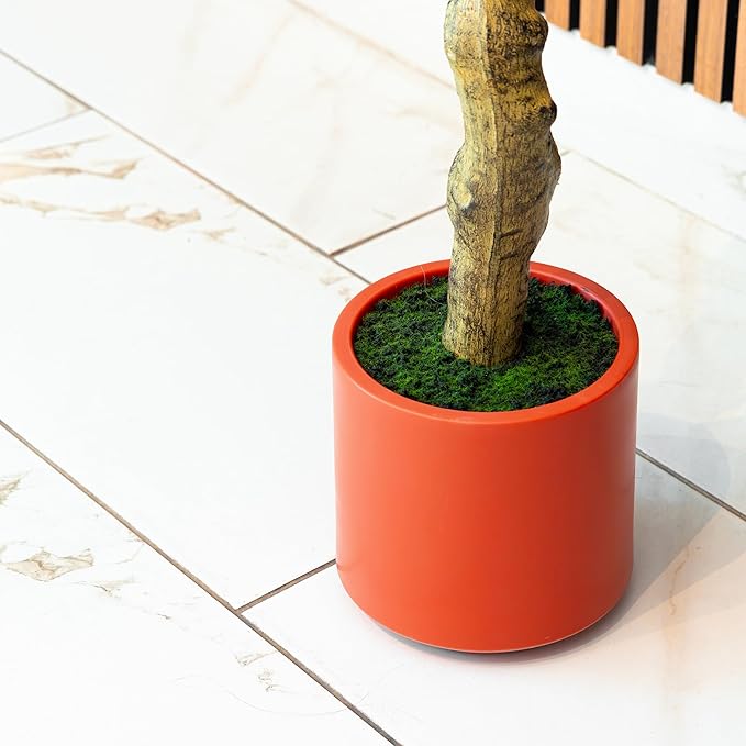 Artificial Plants Indoor & Outdoor | 6FT Olive Tree with Terracotta Pot, Adjustable Branches, Vivid Fruit and Natural Leaves | Realistic Fake Greenery for Living Room, Bedroom, and Office Decor