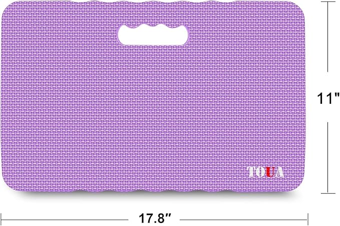 Kneeling Pad Thick Extra Large High Density Foam Comfort Kneeling Pad for Work Gardening Yoga Exercise Garden Knee Pad 2 Pack Purple
