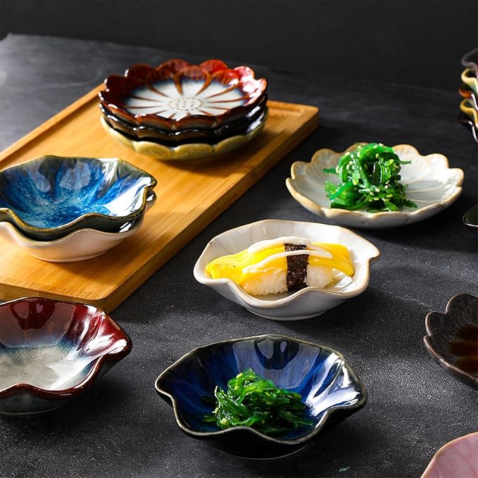 Ceramic Trinket Dish, Ring Tray, Decorative Jewelry Dish, Decoration Plate for Earrings, Rings, Jewelry Dish Holder, Key Bowl, Trinket Tray, Earring Holder for Women (Volcanic Gray)