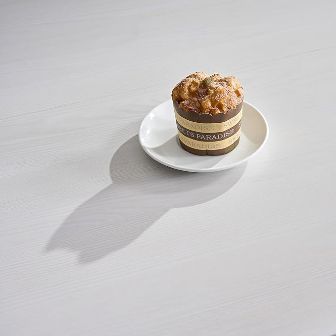 Farmhouse Coffee Table for Living Room, Wood Square Coffee Tables, 31.5" W x 31.5" D, White