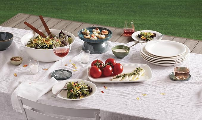 Lenox Profile Salad Bowl & Server Set, 12.37", White
