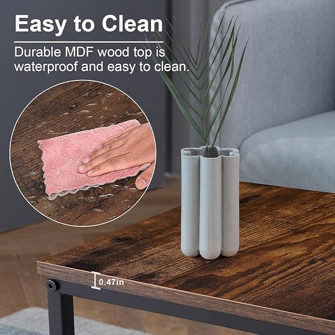 Coffee Tables Nesting Coffee Table Set Living Room Tables Rectangular Coffee Table for Living Room