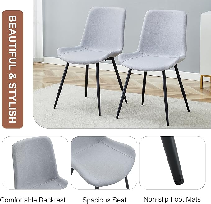 79" Marble Dining Table Set｜Modern Dining Table Set with 10 Faux Leather Chairs｜Engineered Wood with Marble Pattern Tabletop｜Widened and Stable Tablelegs｜Easy Assembly