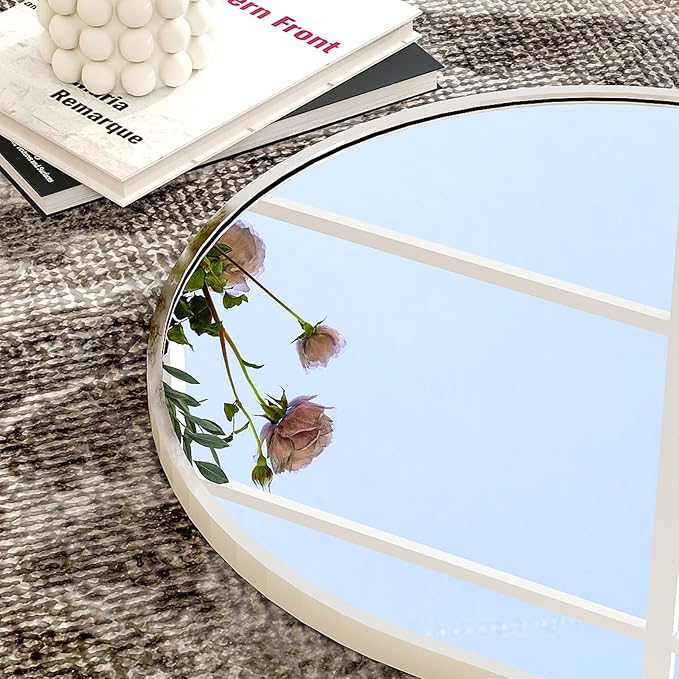 HARRITPURE 64"x21"Full Length Mirror Arch Floor Mirrors with Aluminum Alloy Frame Free-Standing Wall Mounted or Leaning Large Bedroom Dressing Mirror Modern & Contemporary Decor for Home,Silver