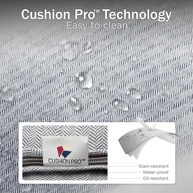 PHI VILLA Outdoor Wicker Chairs Sofa of 2, All Weather High Back Rattan Chairs 2 Seats with Comfy Cushions for Porch Deck