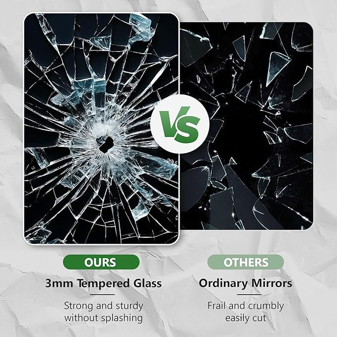 Irregular Wall Mirror 22x30 Inch, Asymmetrical Frameless Bathroom Mirrors with Tempered Glass for Living Room Bedroom,Decorative Modern Wall Decor