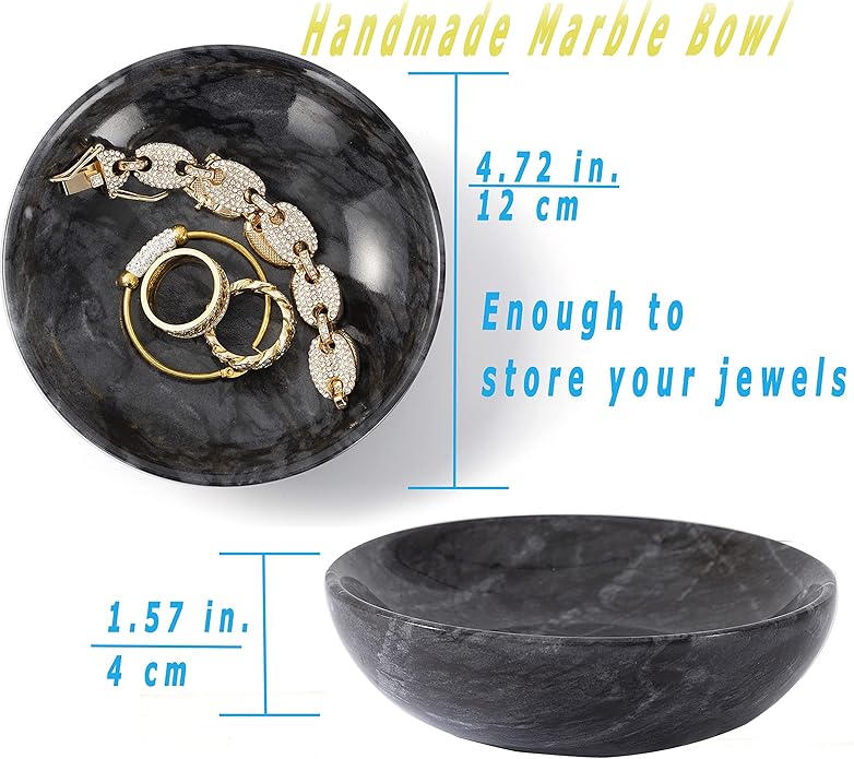 Marble Jewelry Dish - Rings Holder