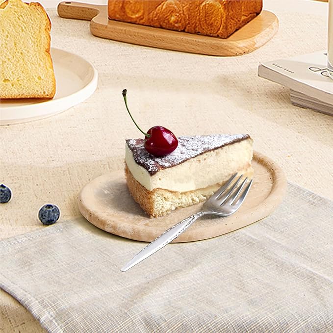 Natural Travertine Tray,Marble Ring Dish for Bathroom,Special-Shaped Jewelry Tray,Dressing Table, Bedside Table,Home Decor,Beige Large (NS030)