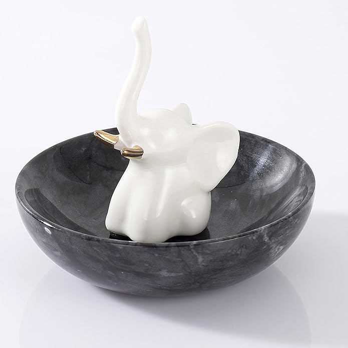 Marble Jewelry Dish - Rings Holder
