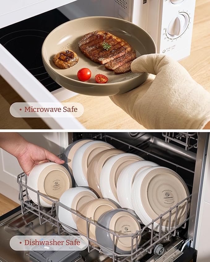 famiware Milkyway 33 oz Bowl Set, Pasta Bowls Set of 4, Salad Bowls Perfect for Your Friend for Housewarming, Thanksgiving, Christmas, Multicolor