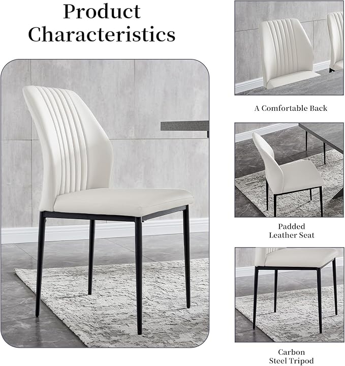 43.2"-59.1" Extendable Round Dining Table Set, Kitchen Table for 4-6 Person with Scratch-Resistant Thickened MDF Board, Oak Coffee Table w/Metal Legs