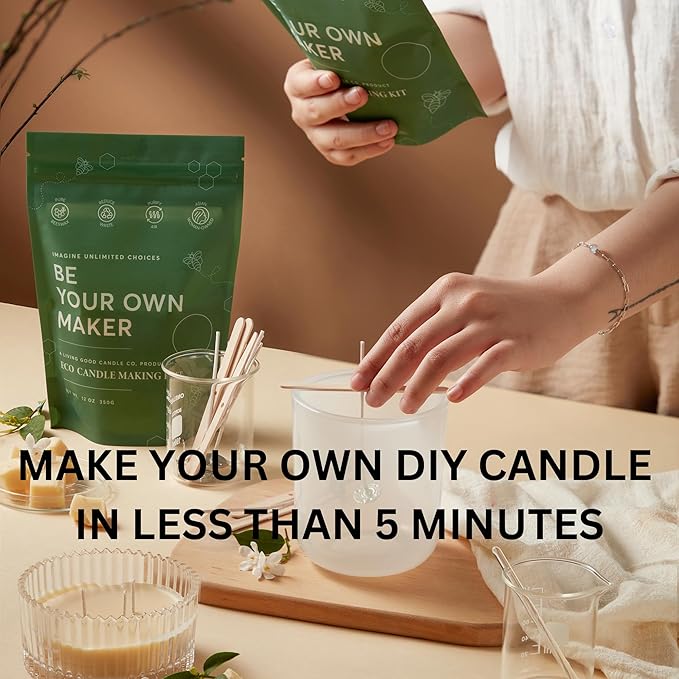 Claricomb - Lavender & Bergamot Pure Beeswax Candle – 90+ Hours Long Burning Classically Designed Non-Toxic Scented Candles for Home Decor and Aromatherapy to Stress Relief