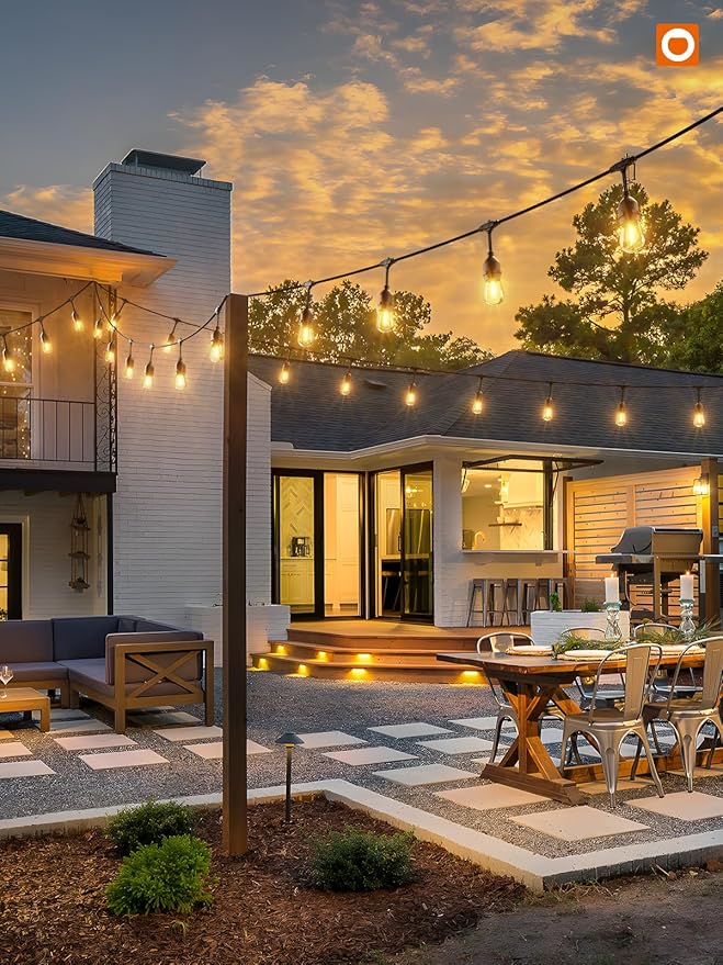 Addlon Outdoor Patio String Lights - Thumbnail 3