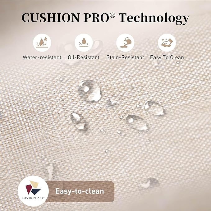 4 Pieces Patio Furniture Set with Swivel Chairs, High Back Wicker Rattan Sofa with Extra Thick Cushion and Coffee Table, Outdoor Conversation Set for Garden Backyard Deck,Beige