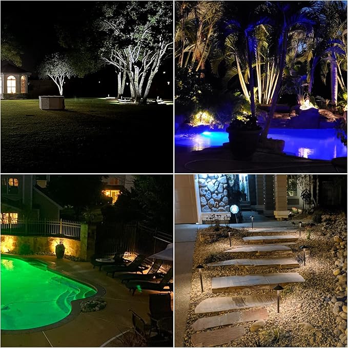 Pro Style Light Decorative Pathway Landscape Lights, 10W Low Voltage Path Yard Light 2700K Warm White, 1PK Aged Brass by Malibu 8308-9103-01