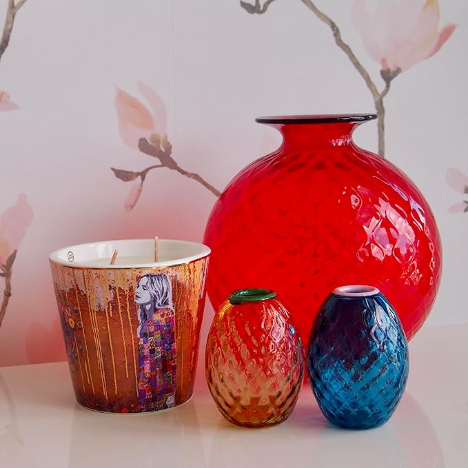 Scented Candle | Eco-Friendly Soy Blend Wax | Luxury Candles | Perfect for Gifting | Perfect for Home Décor | 14oz | 10cm Tall | Approx Burn Time - 80 Hours (Luna Oro, 10cm)