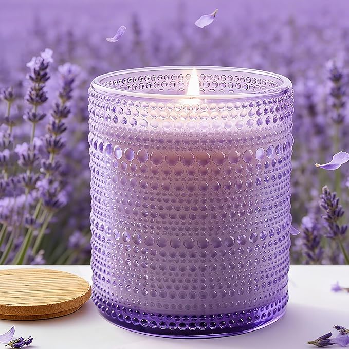 Lavender Scented Candles for Women, Mother's Gift 60 Hours Aromatherapy Candle, Soy Candles for Home Scented, Birthday Gifts Mothers Day Candle for Home