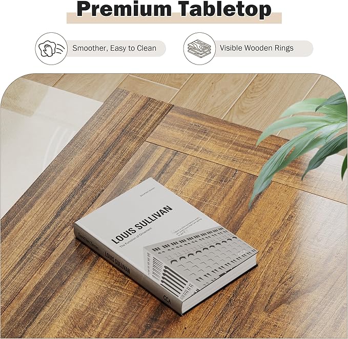 Coffee Table 31.5 in Farmhouse Center Table with X Design Wooden Pedestal for Living Room, Easy Assembly Small Square Home Office Tea Accent Table for Dining Room Apartment, Antique White