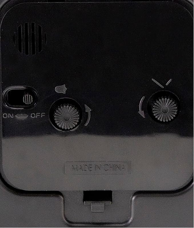 Crosley Modern Art Deco Office and Desk Alarm Clock, Gold & Black, Gold