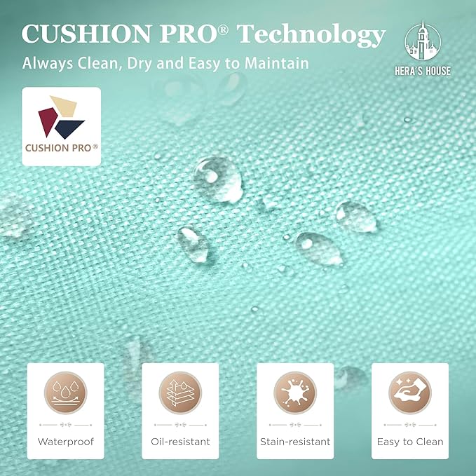 HERA'S HOUSE Swivel Glider Patio Furniture Set, 5 Pieces Outdoor Seating Furniture Sets, 3-Seat Wicker Sofa with Ottomans, All Cushioned Patio Conversation Sets for Backyard Deck, Blue