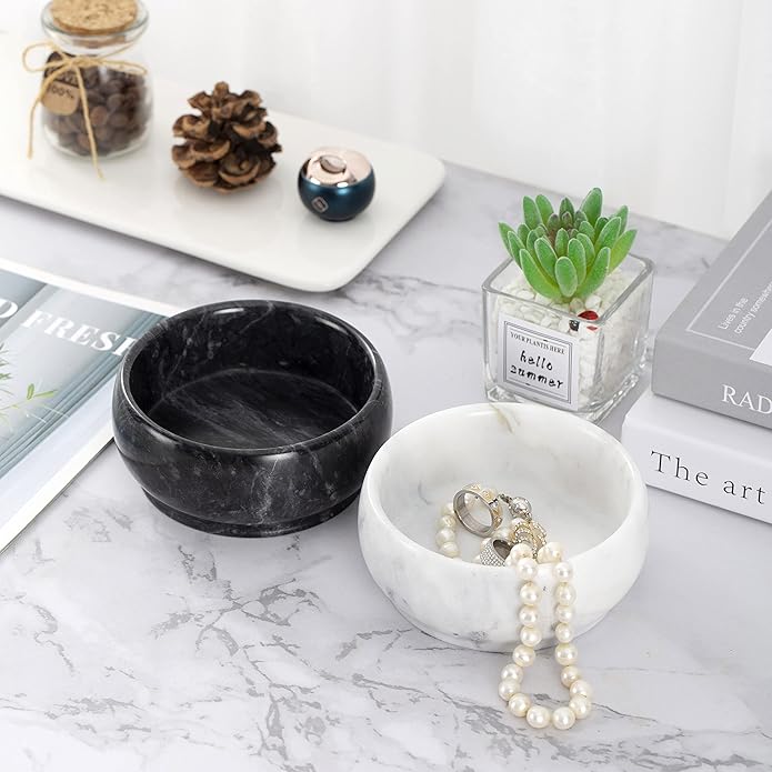 Marble Jewelry Dish - Rings Holder