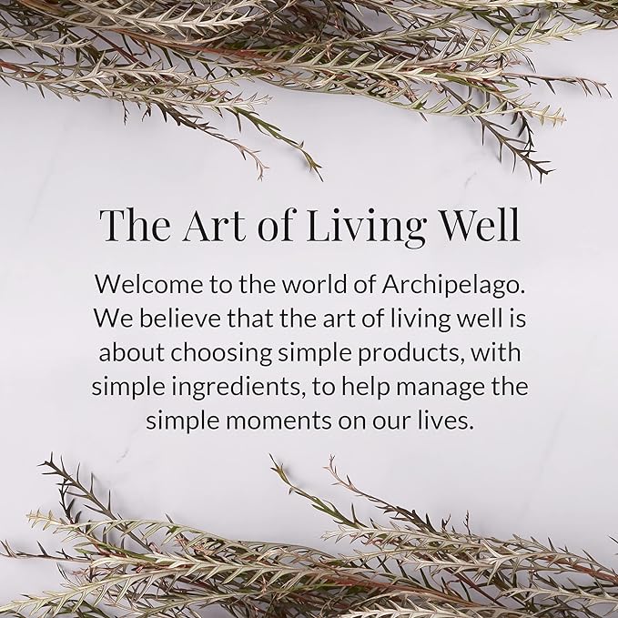 Archipelago Botanicals Luna Glass Jar Candle, Lemon Verbena, Lavender and Thyme Scent, Lead-Free Candle Wicks, Burns Approx. 60 Hours (8.6 oz)