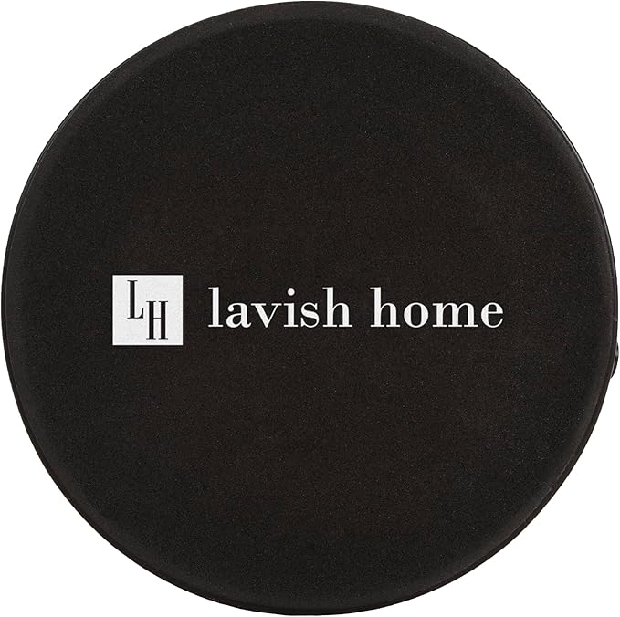 Lavish Home Table and Floor Lamps – Set of 3 Spiral Cage Design Lights for Living Room, Bedroom, or Entry with LED Bulbs Included (Bronze)