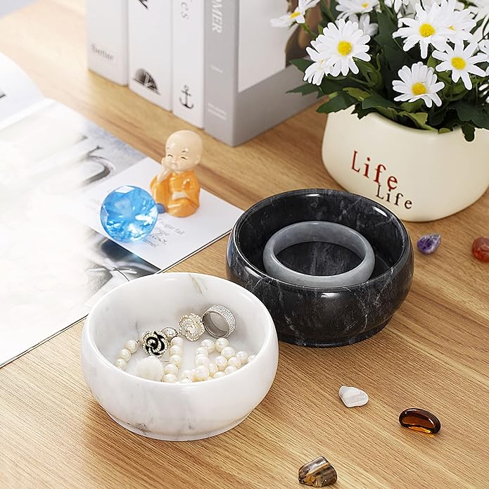 Marble Jewelry Dish - Rings Holder