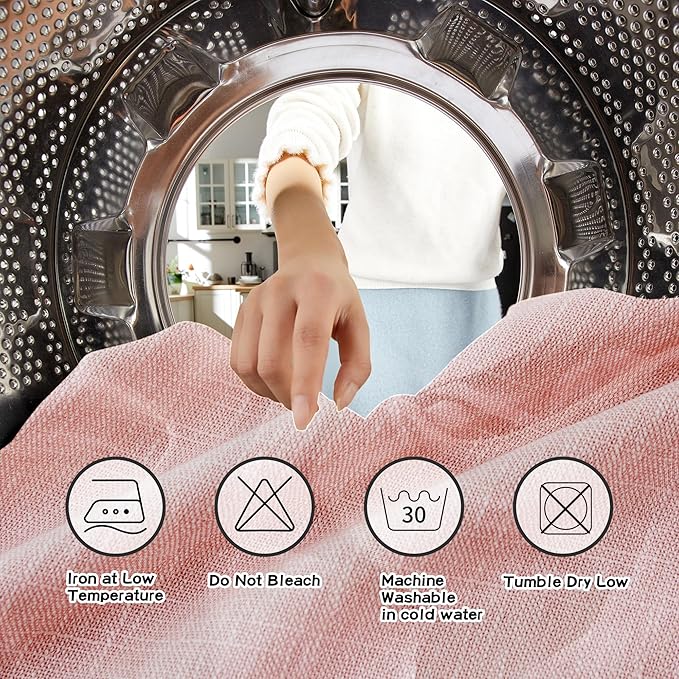 MYSKY HOME Blush Pink Living Room Curtains 2 Panel Sets, Soft Semi Sheers Light Filtering Back Tab Privacy Drapes for Patio Pergola Gazebo Nice Vertical Elegant Style, 50 x 95 Inches, Pink, Set of 2