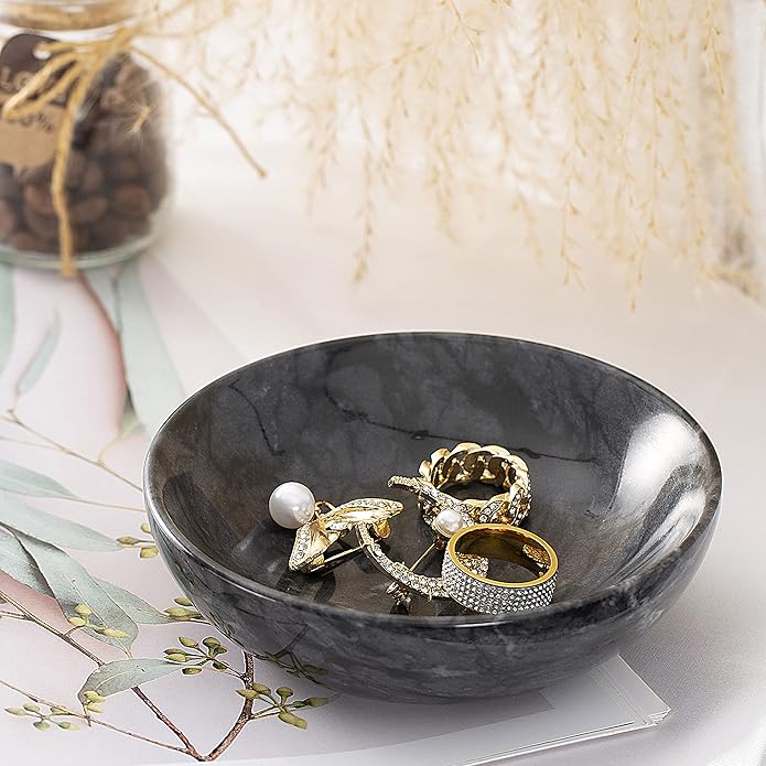 Marble Jewelry Dish - Rings Holder