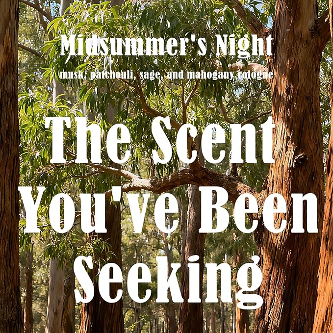 Mid Summer's Night Scented Candle with Lid, 60+ Hours Musk, Patchouli, Sage Jar Candle Aromatherapy Candle for Home, Soy Wax Cotton Fiber Wicks, Giftable