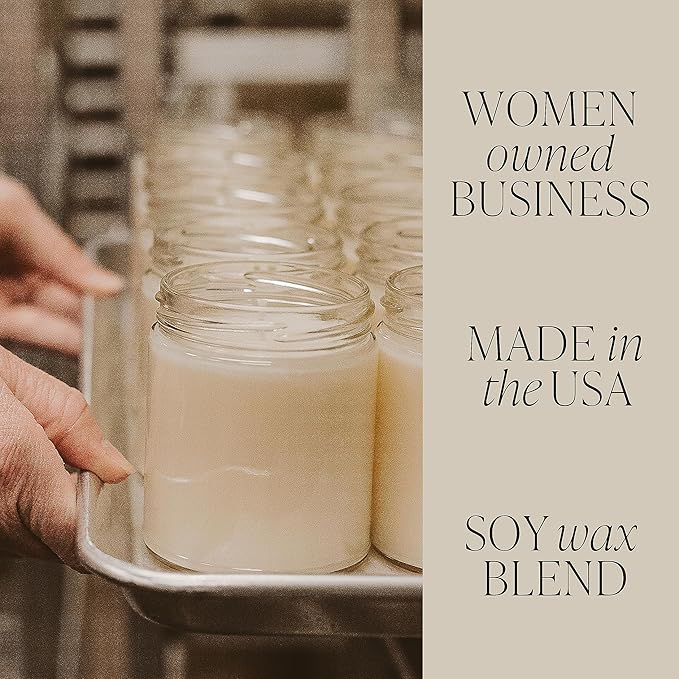 Sweet Water Decor Self Care Soy Candle - Patchouli Eucalyptus & Lavender Candles for Home - 100% Cotton Wick & Spa Scented Soy Wax Candles with 40 Hour Burn Time - 9oz Clear Jar - Made in The USA